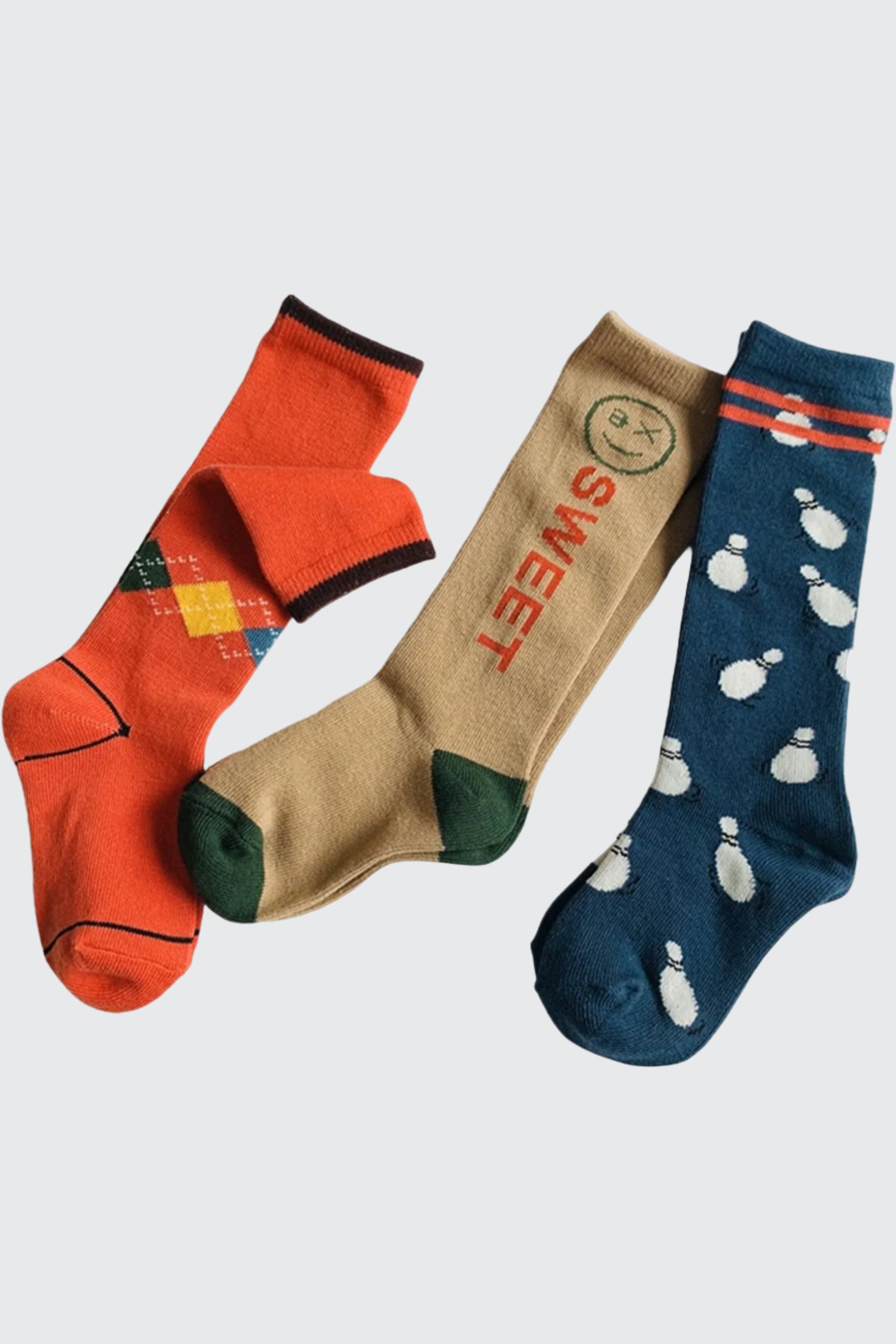 Girl/Boy Unisex Preppy Team Knee Socks