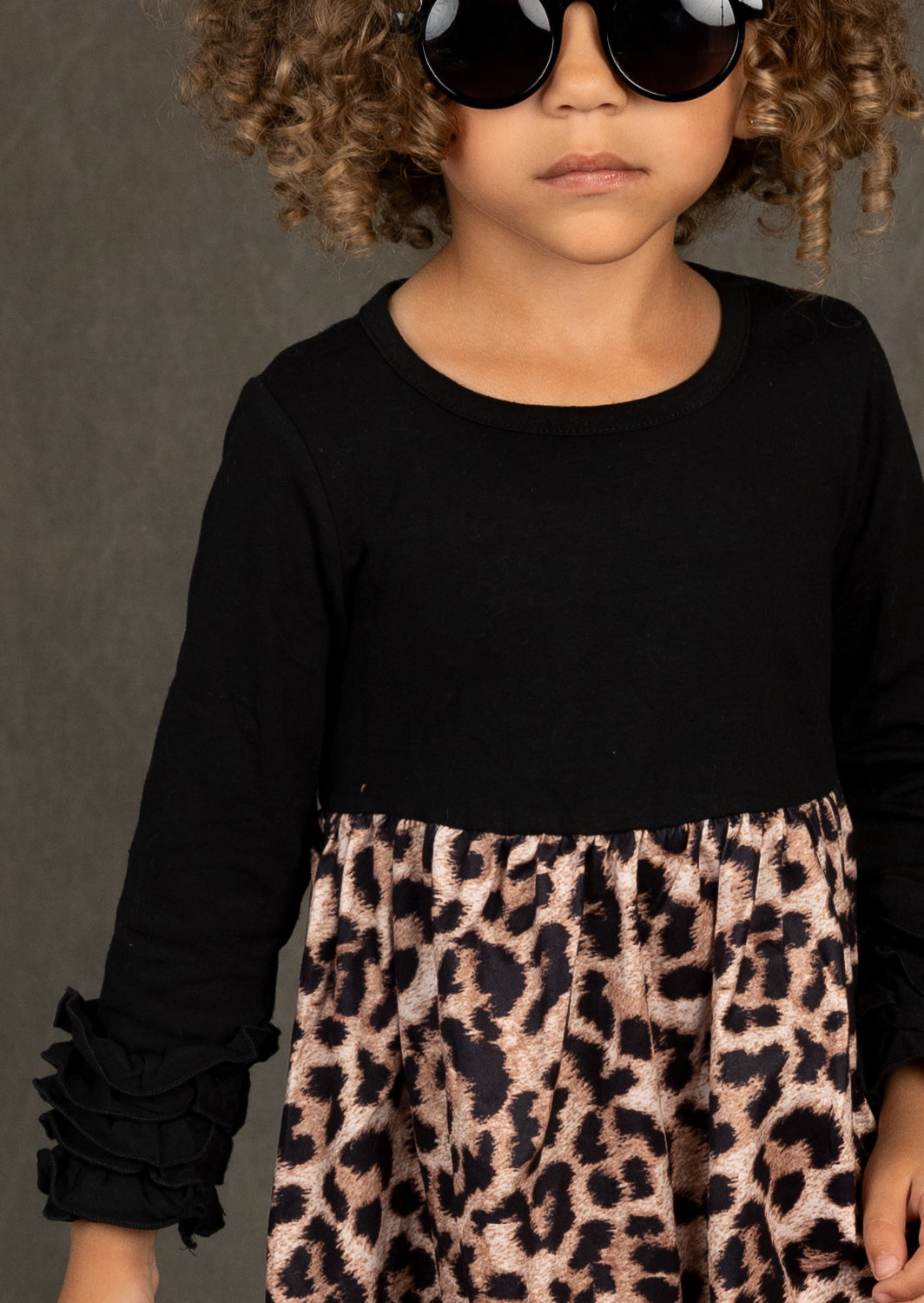 Annie Dress | Black Leopard