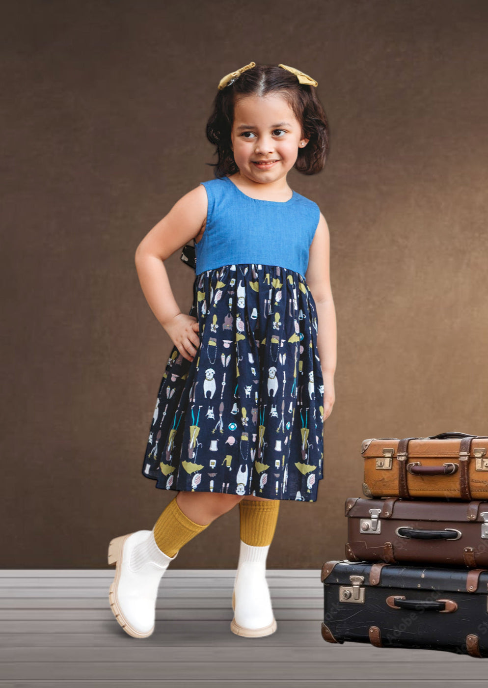 Girls Denim Dresses for School