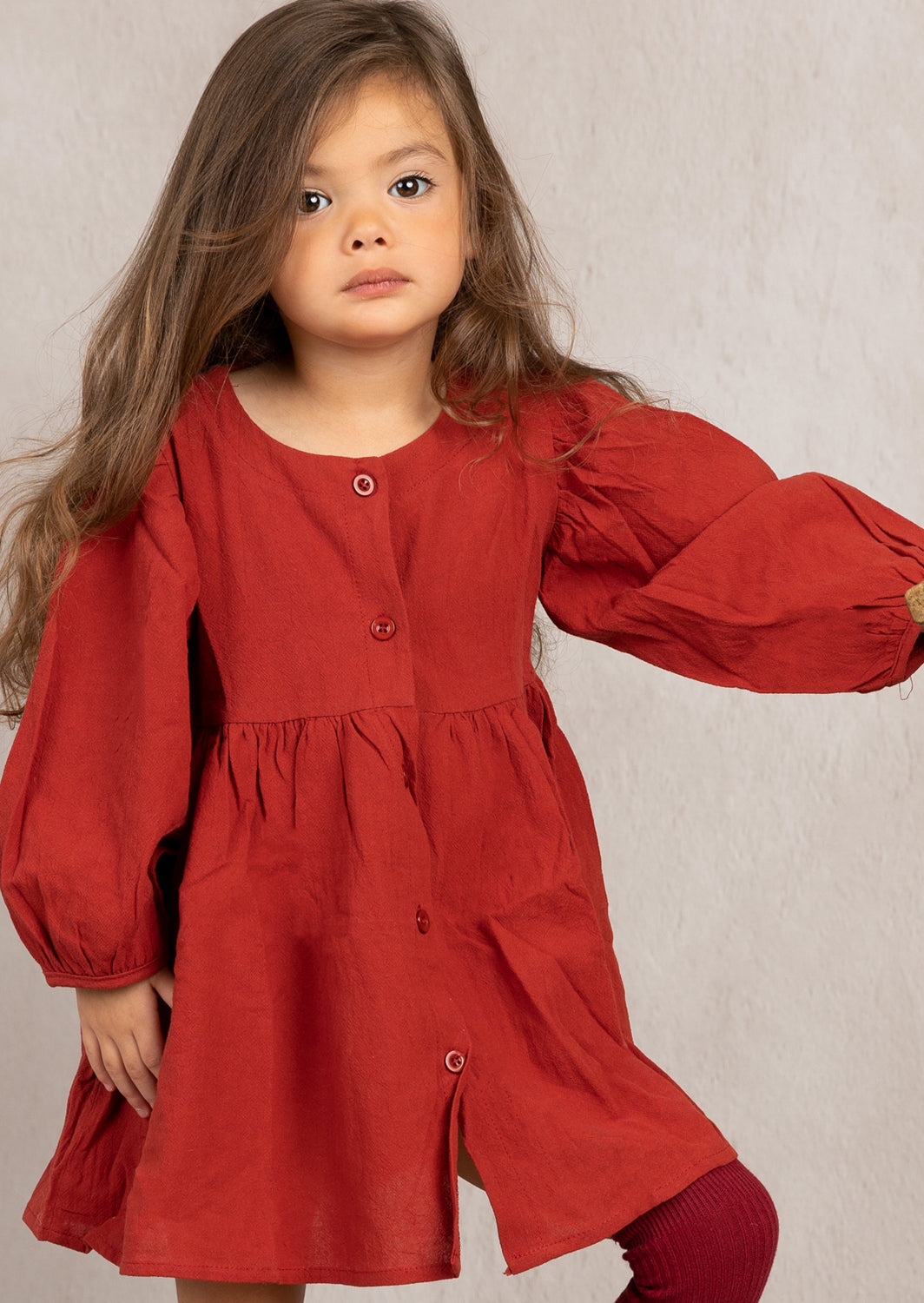 Rachel Dress | Burgundy