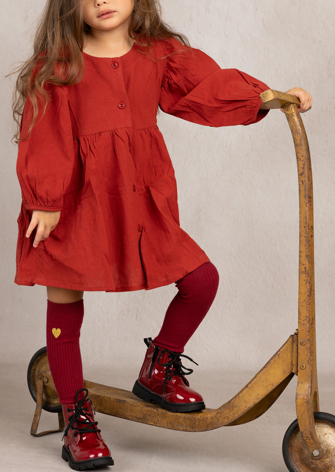 Rachel Dress | Burgundy