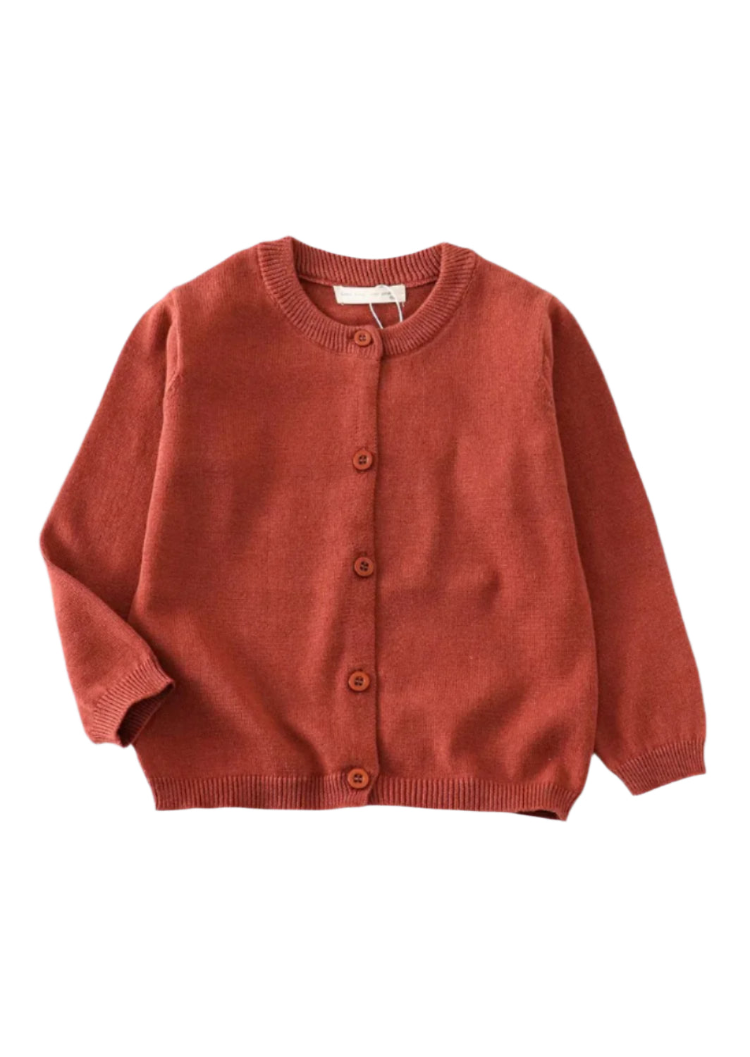 Baby, Toddler & Girls Rust Button Down School Sweater