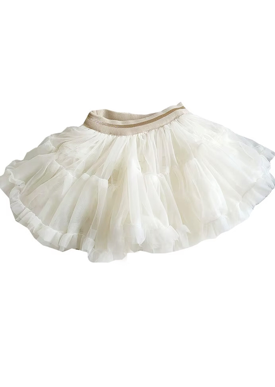 Toddler Girl Cream Pink Petti Tutu