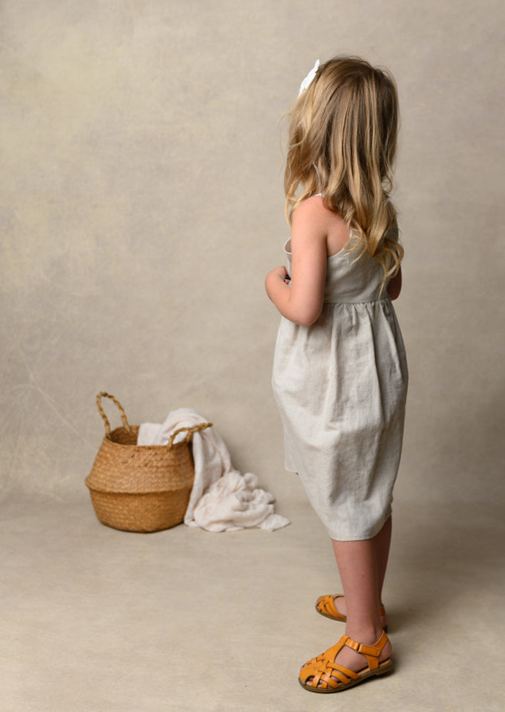 Girls Linen Cami Dress