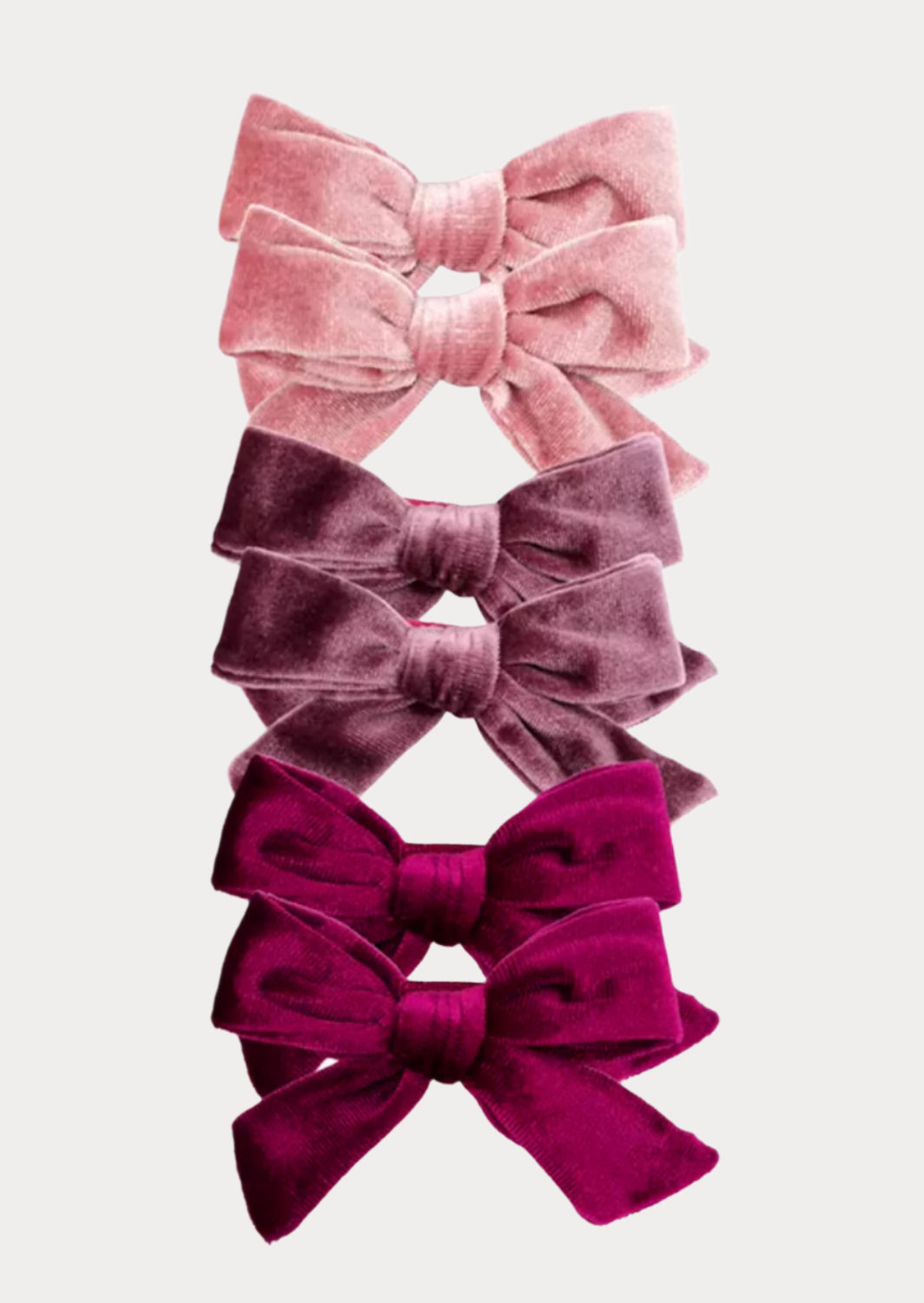 Toddler Girl Velvet Pigtail Bows