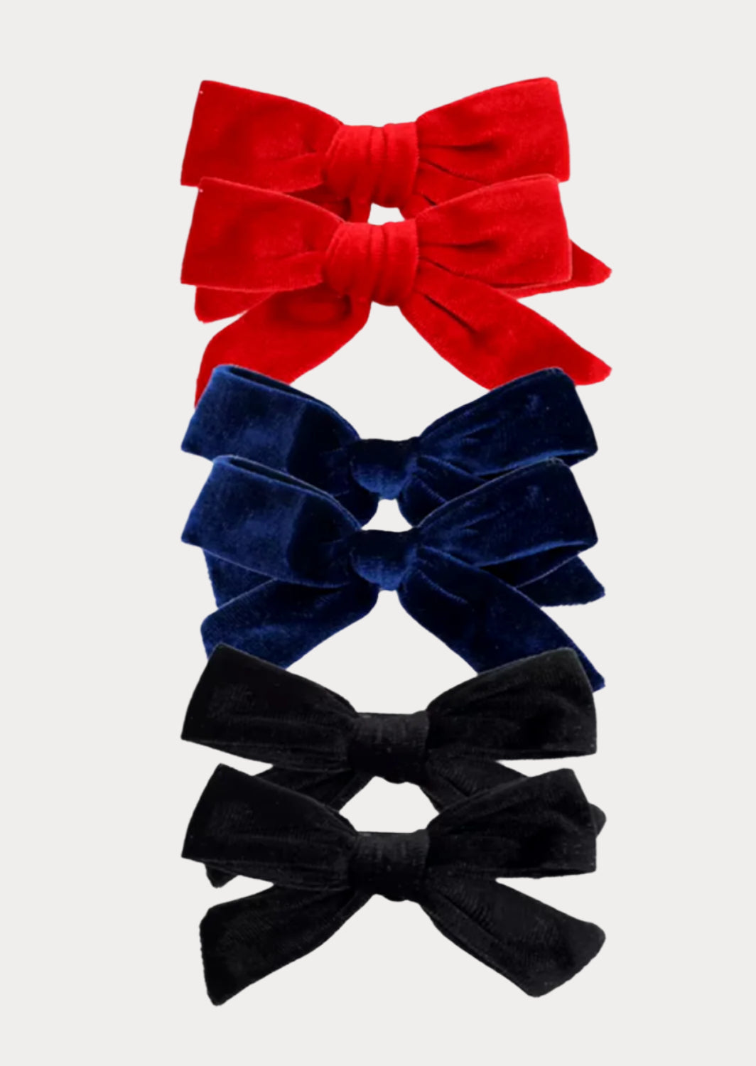 Toddler Girl Velvet Pigtail Bows
