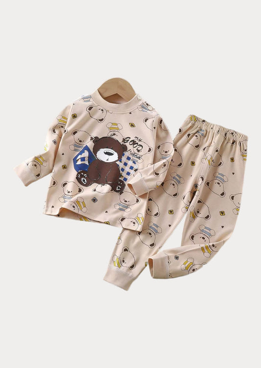 Boys cotton pajamas for sensitive skin