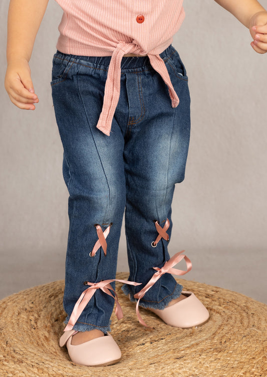 Dolly Ribbon Tie Jeans