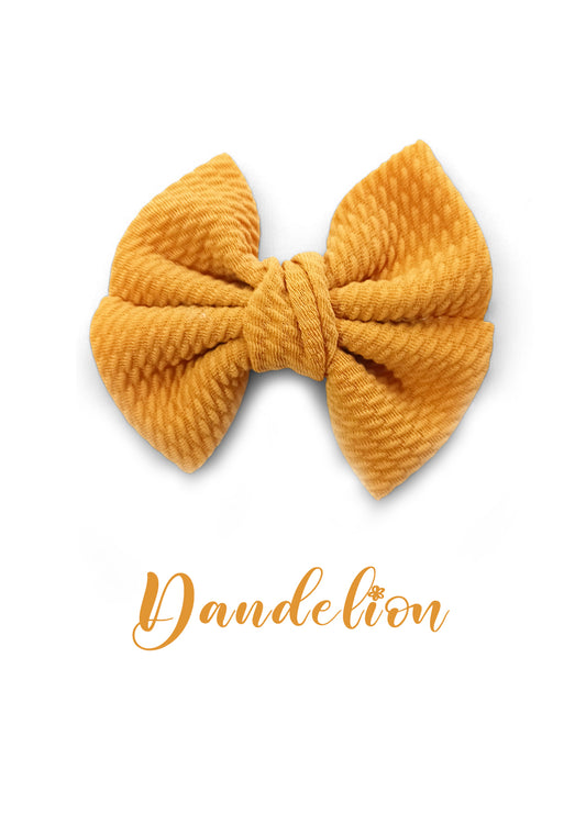 Dandelion Soft Textured Bow
