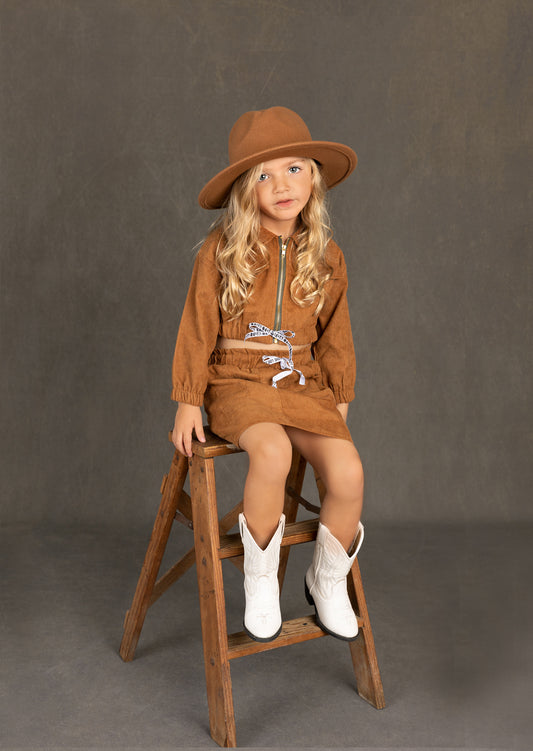 Jenna Jacket | Brown Corduroy
