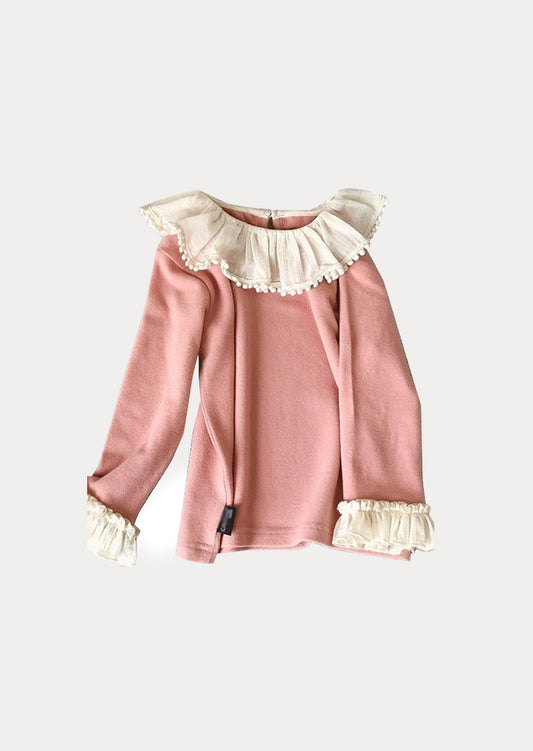 Kasha Long Sleeve Top | Rose Pink